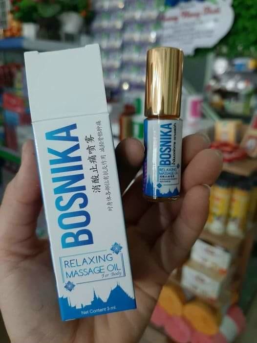 Dầu cắt cơn đau Vai Gáy BOSNIKA Thái lan