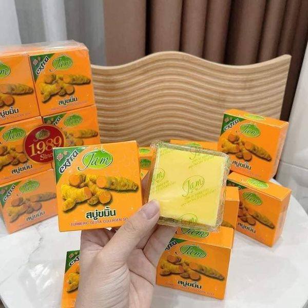 Xà Phòng Nghệ Jam Thái Lan Lốc 12 Soap