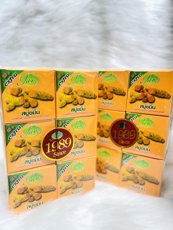 Xà Phòng Nghệ Jam Thái Lan Lốc 12 Soap - Ảnh 2