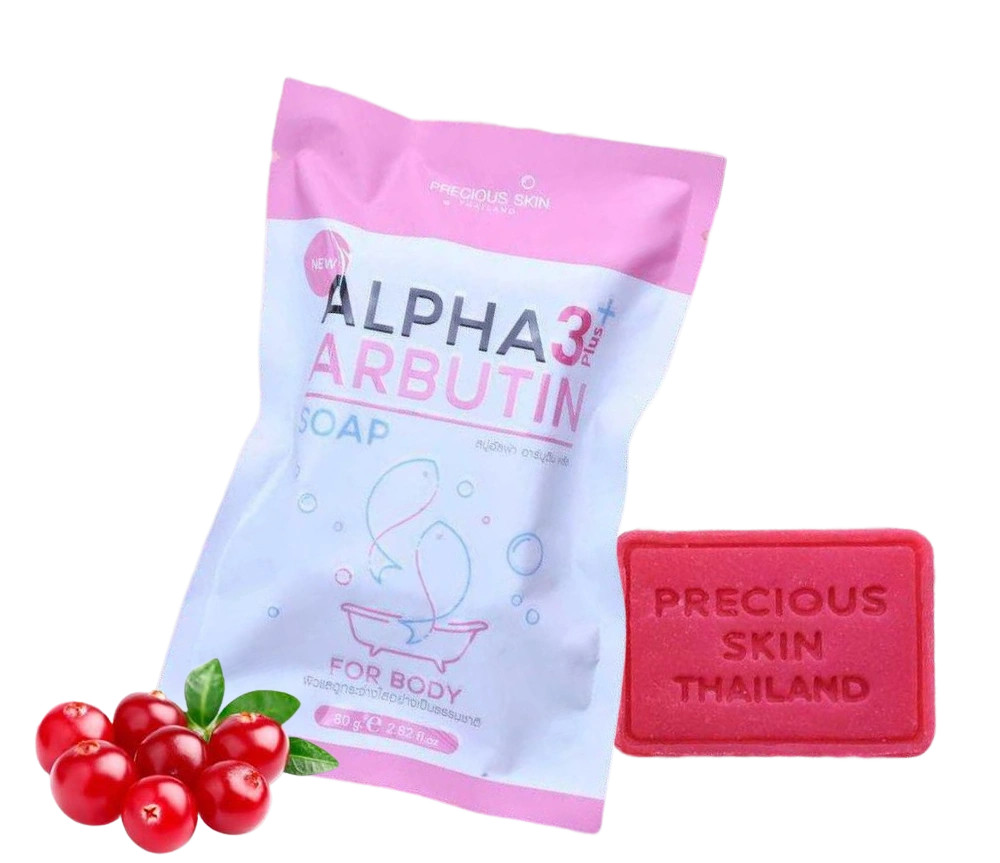Xà phòng Alpha Arbutin Soap 3 Plus kích trắng da 80g