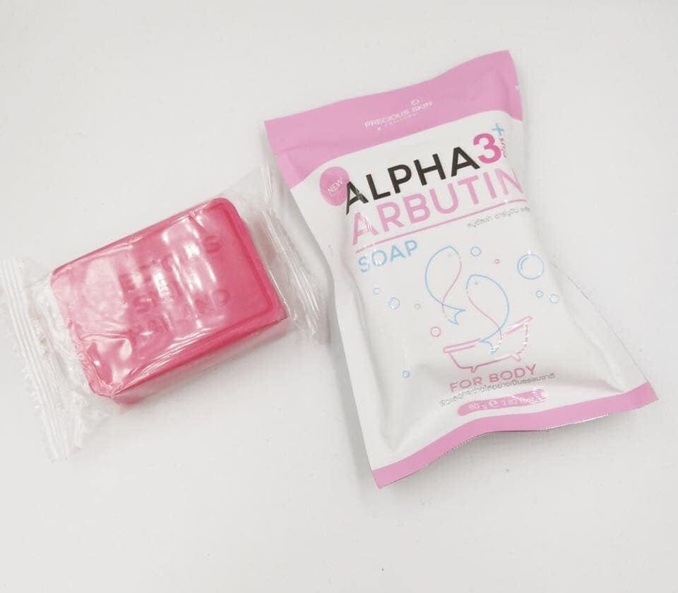 Xà phòng Alpha Arbutin Soap 3 Plus kích trắng da 80g - Ảnh 5