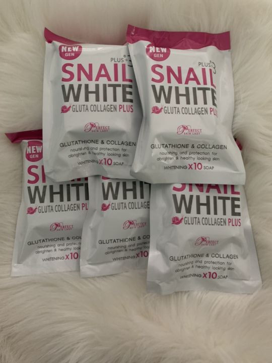 Xà Phòng Snail White Gluta Collagen Soap 80g - Ảnh 2