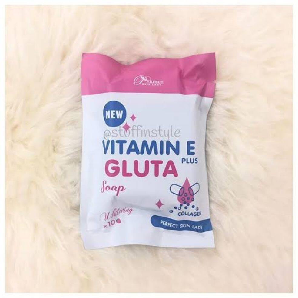 Xà phòng vitamin E plus GLUTA X10 Collagen 80g - Ảnh 5